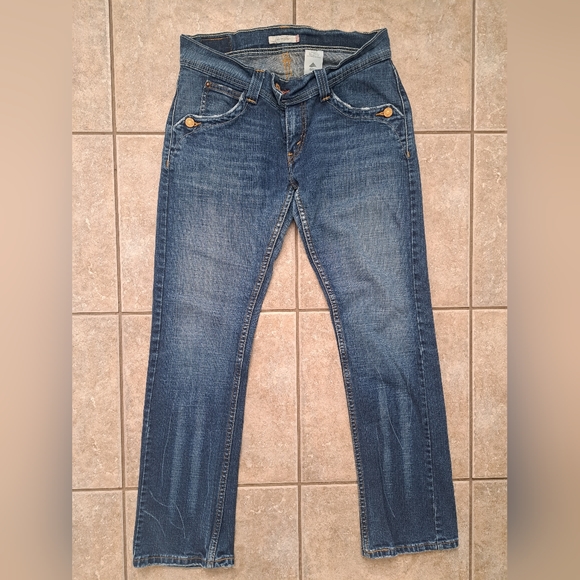 Vintage Women's 2006 Levi's Jeans Tilted Trouser Boot Cut Low Rise Sz 9M - Picture 2 of 2